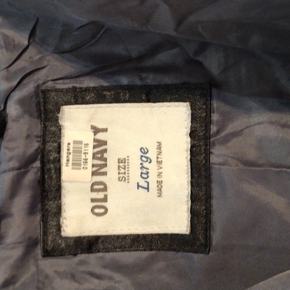 🤎EUC Old Navy Black 40% Wool Peacoat - Picture 6 of 11